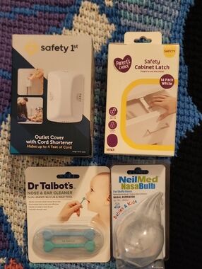 BUNDLE FOR NEW PARENTS: Health And Safety products New In Packaging